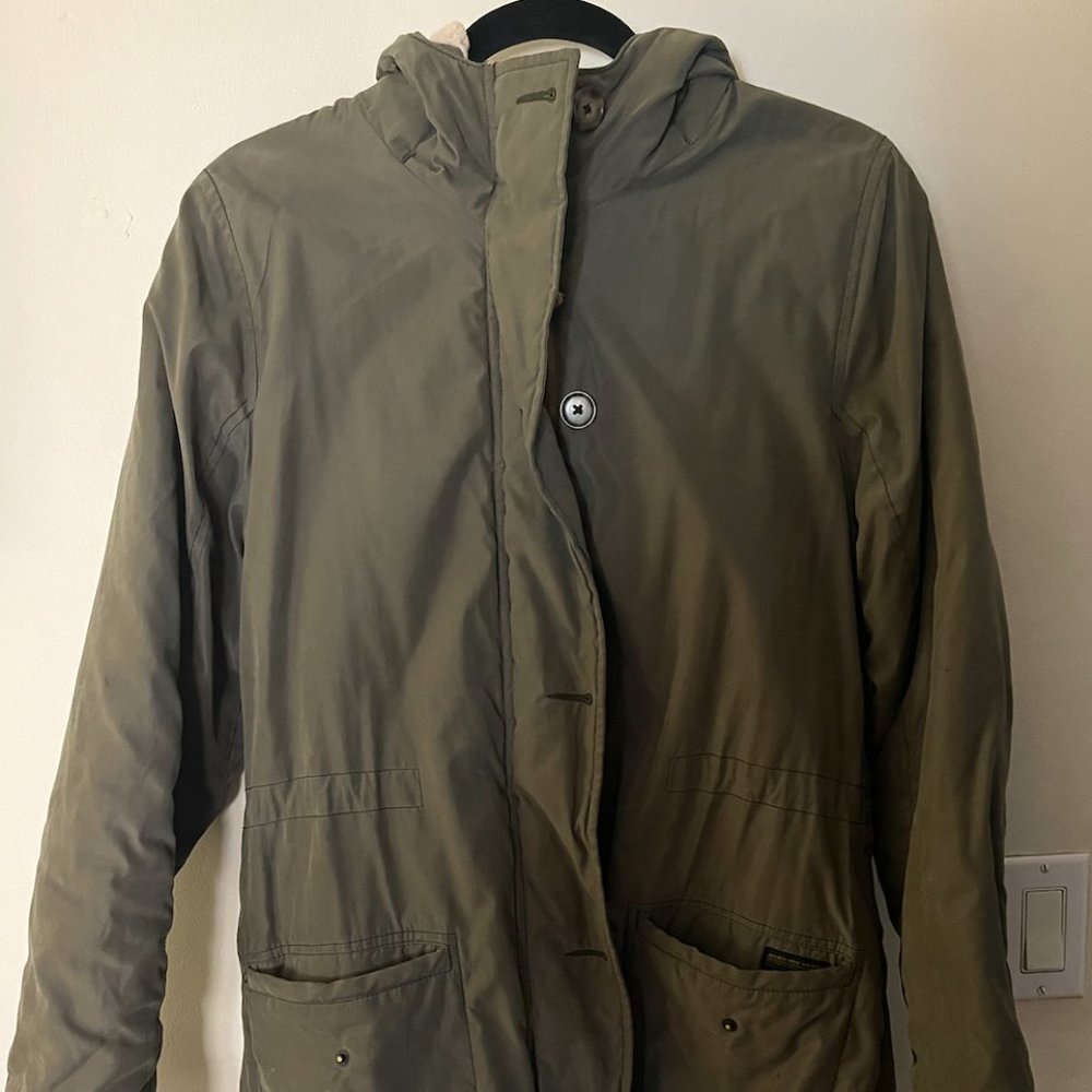 Abercrombie sherpa-lined winter jacket